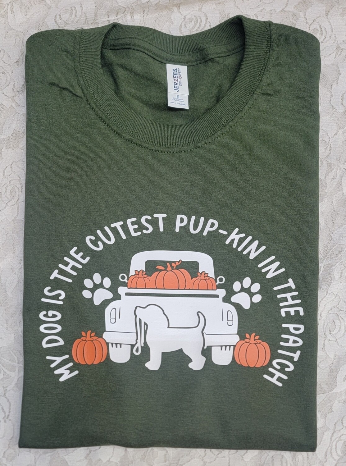My dog is the cutest pupkin in the patch unisex tshirt