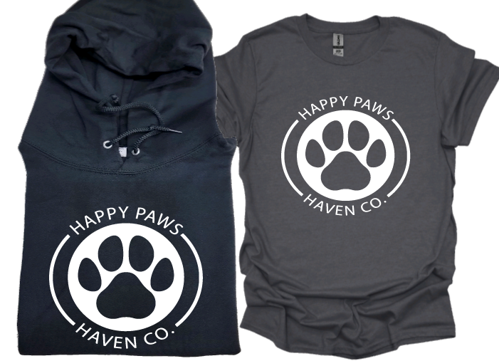 Happy Paws Haven Co Logo Tshirt, Sweatshirt or Hoodie
