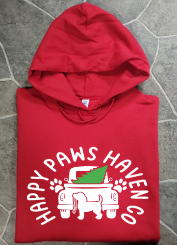 Happy Paws Haven Co Holiday Unisex Tshirt, Sweatshirt or Hoodie