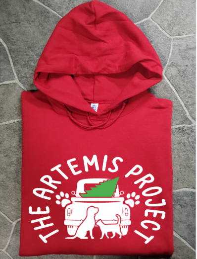 The Artemis Project Holiday Design Tshirt, sweatshirt or hoodie