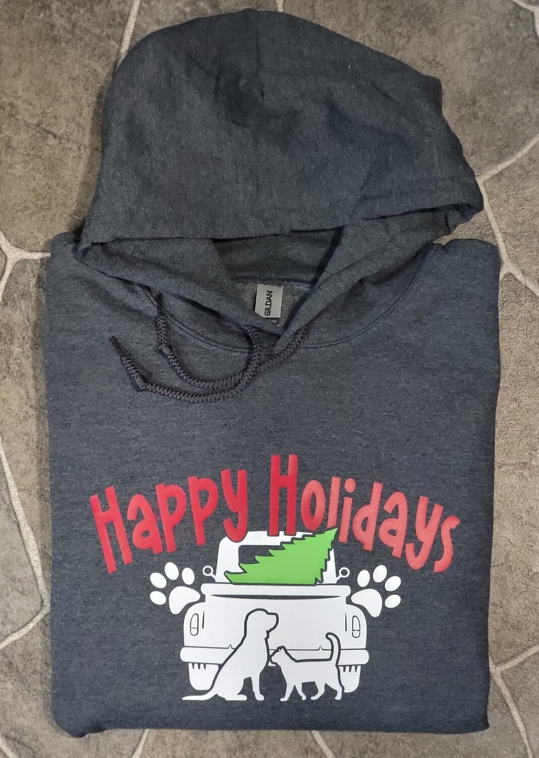 Happy Holidays w/dog and cat
Unisex Tshirt, sweatshirt or hoodie
