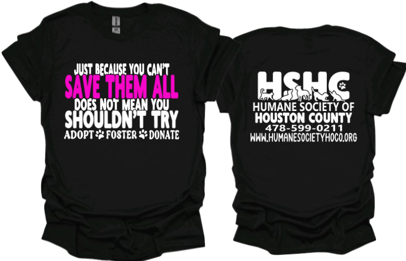 Just because you cant save them all does not mean you shouldnt try Unisex Tshirt or crewneck sweatshirt with HSHC Logo on back