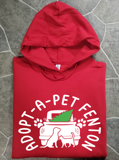 Adopt a Pet Fenton Holiday Design Tshirt, sweatshirt or hoodie