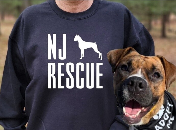 NJ Boxer Rescue Logo Unisex Tshirt, hoodie or sweatshirt