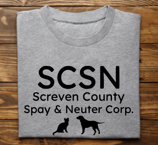 &quot;Screven County Spay &amp; Neuter Corp&quot;
Tank Top/Tshirt/Sweatshirt/Hoodie