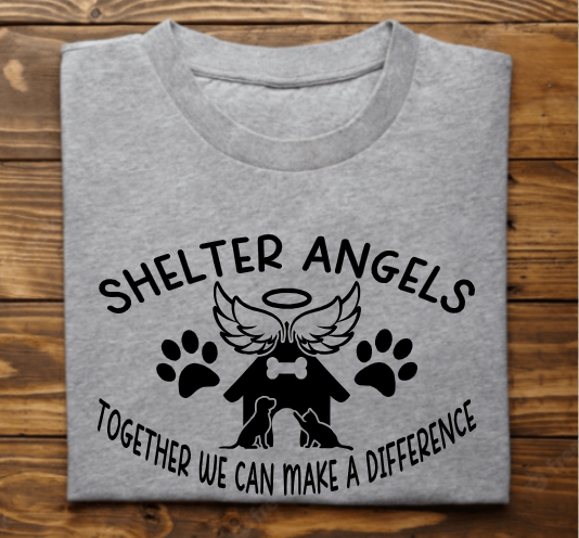 &quot;Shelter Angels&quot; Logo
Tank Top/Tshirt/Sweatshirt/Hoodie