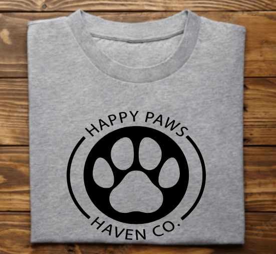 &quot;Happy Paws Haven Co&quot; Logo
Tank Top/Tshirt/Sweatshirt/Hoodie