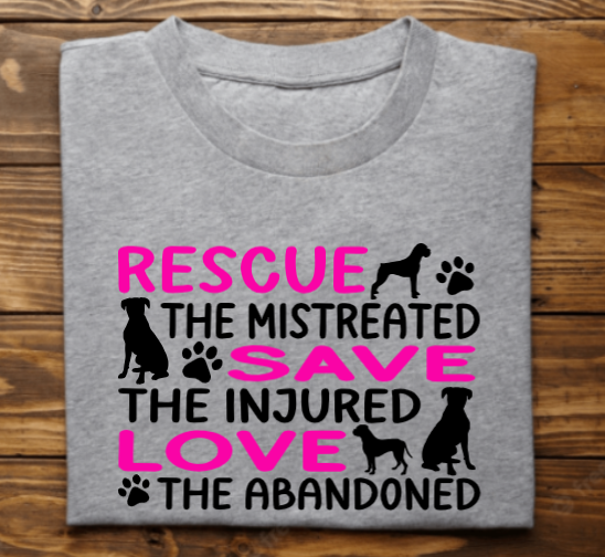 &quot;Rescue Save Love Boxer design&quot;
Tank Top/Tshirt/Sweatshirt/Hoodie