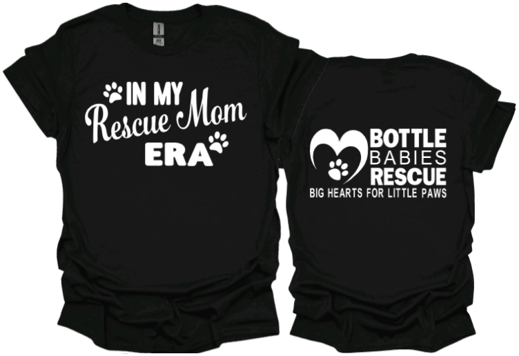 In My Rescue Mom Era
Unisex Tshirt or crewneck sweatshirt with BBR Logo on Back