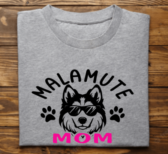 &quot;Malamute Mom&quot; Tank Top/Tshirt/Sweatshirt/Hoodie