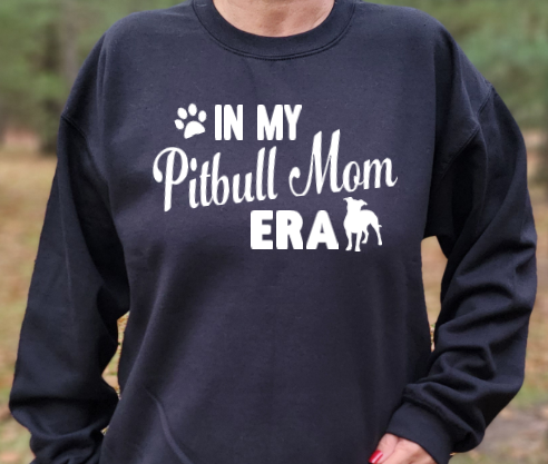 In my Pitbull Mom Era Unisex Tshirt/Sweatshirt/Hoodie