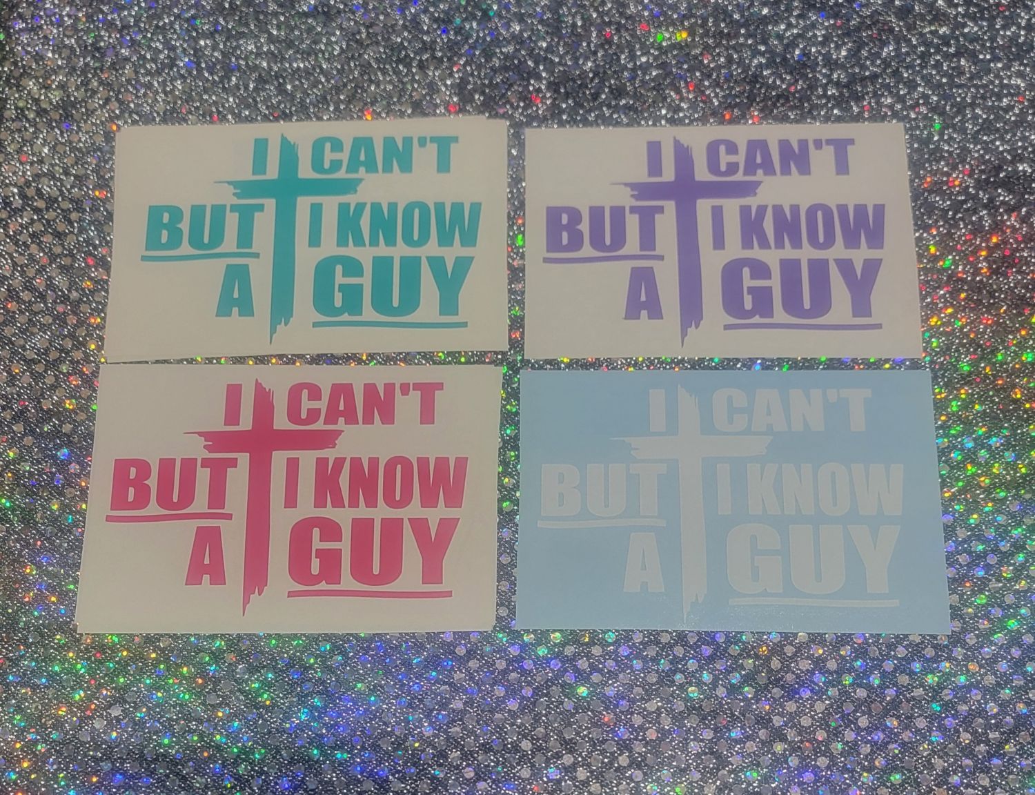 I cant but I know a Guy Vinyl window decal