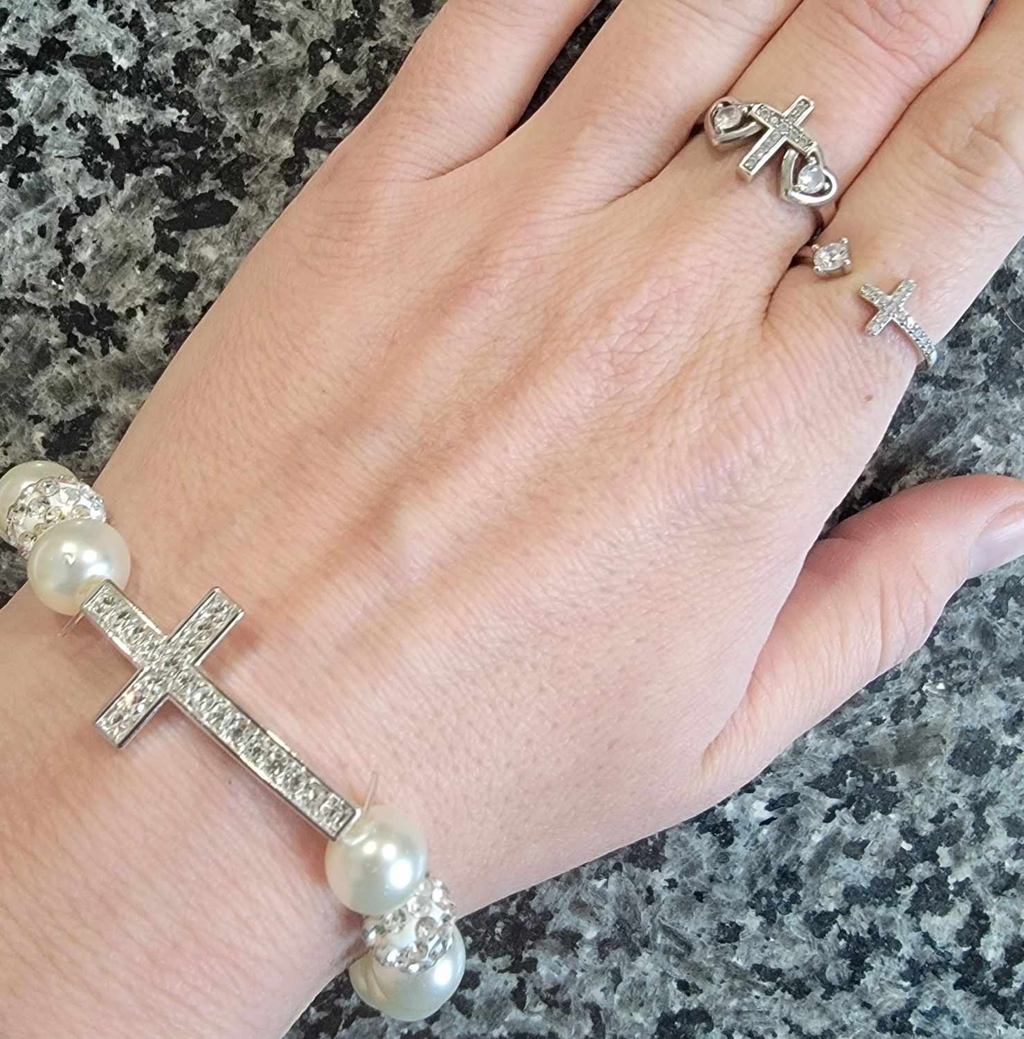 Cross bracelet