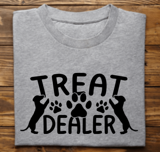 Treat dealer (with dachshunds) with DHACR logo on back
