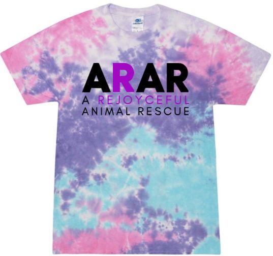 ARAR Logo Tie Dye Tshirt (With purple)