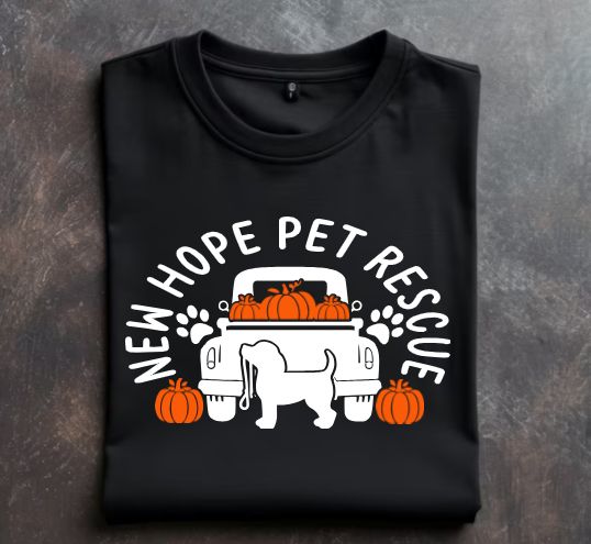 New Hope Pet Rescue Fall Design Logo Tshirt, sweatshirt, hoodie
