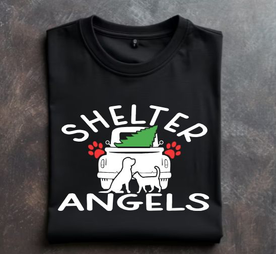 Shelter Angels Holiday Logo Tshirt, sweatshirt or hoodie