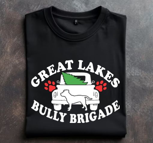 Great Lakes Bully Brigade Holiday Logo Unisex tshirt, crewneck sweatshirt or hoodie