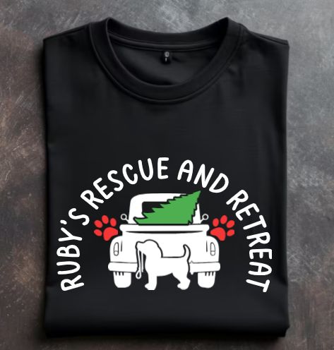 Ruby&#39;s Rescue and Retreat Holiday Logo Tshirt, sweatshirt or hoodie