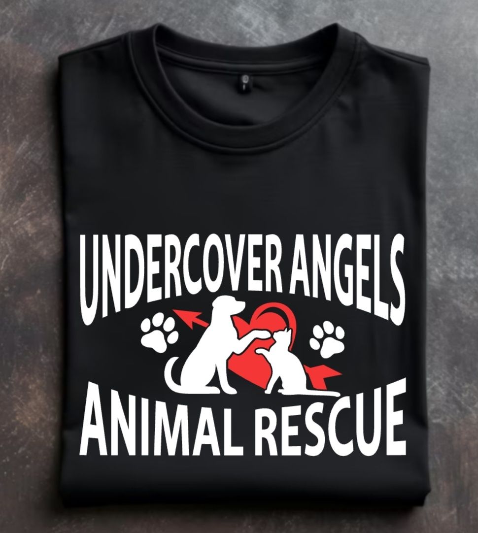 Undercover Angels Animal Rescue Valentines Edition Unisex Tshirt, hoodie or sweatshirt
