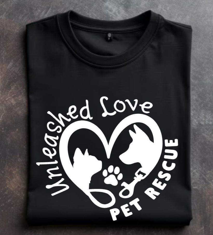 Unleashed Love Pet Rescue Logo Unisex tshirt, sweatshirt or Hoodie