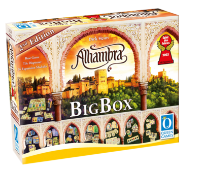 Alhambra 2nd Edition Big Box + Game Trayz