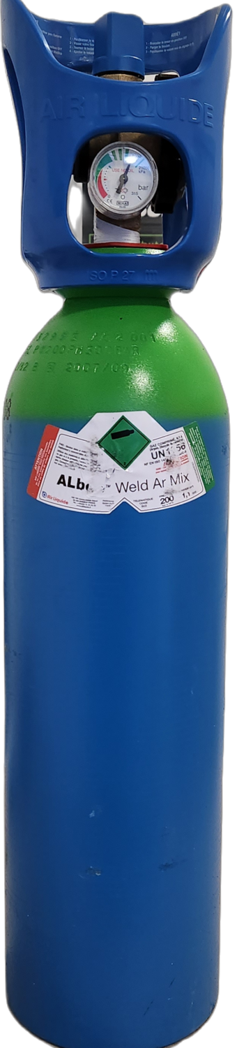 BOUTEILLE DE GAZ ALBEE WELD MIX ARGON/CO2 S05 - 1.1M3 AIR LIQUIDE