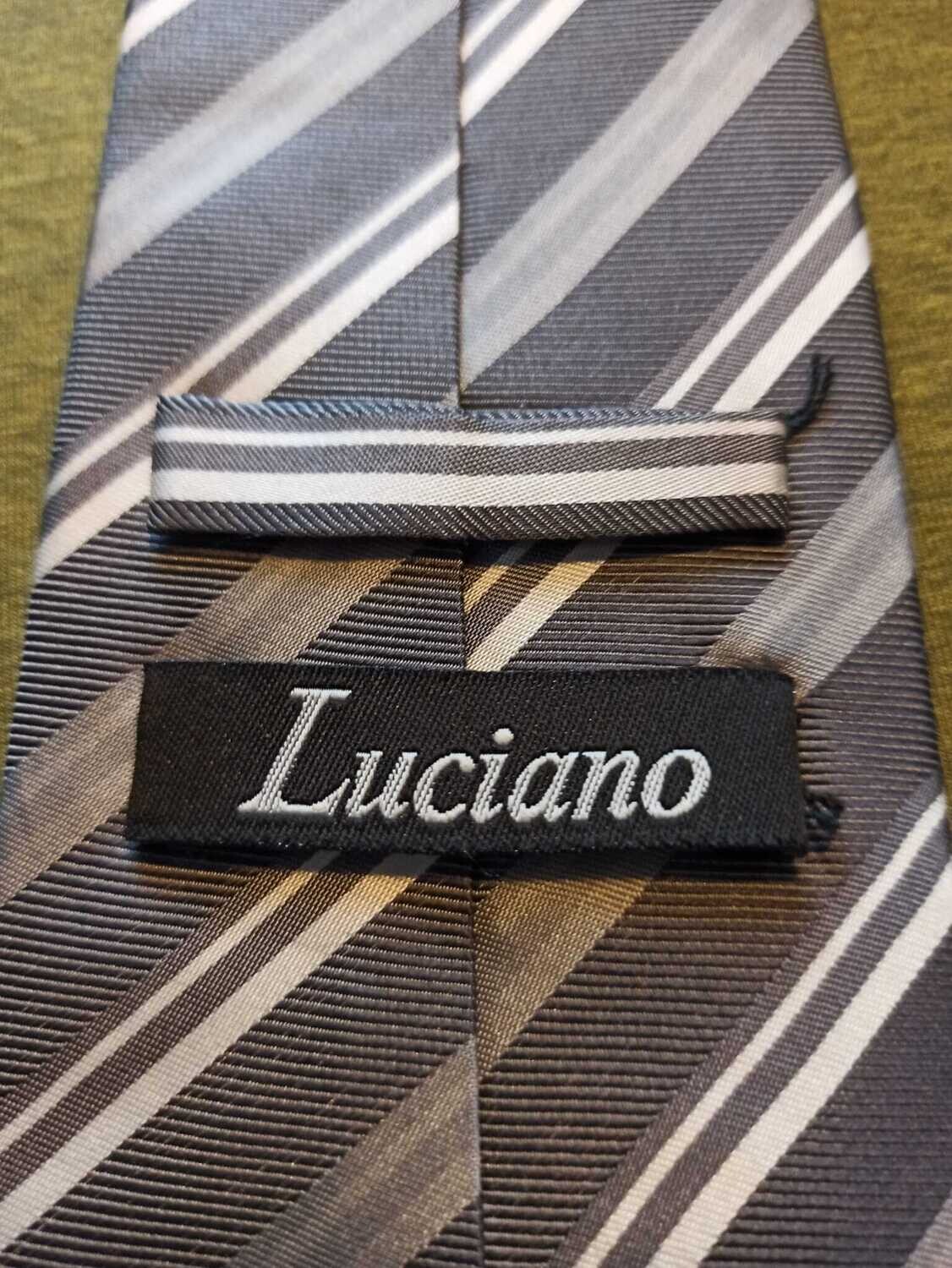 Retro Krawatte von Luciano aus Seide