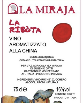 La Miraja La Ribòta Ruche Chinato Vino Aromatizzato alla China