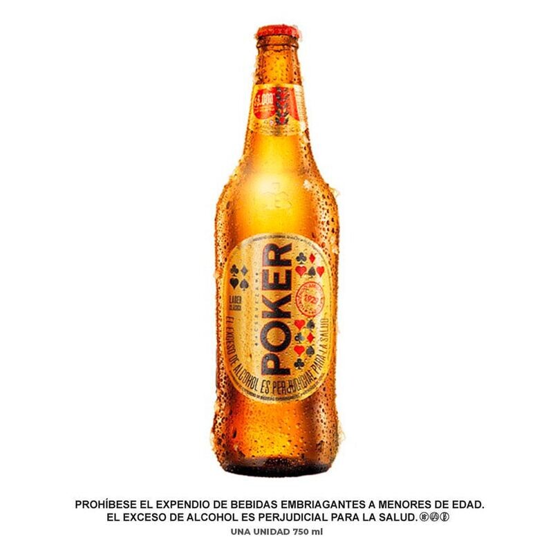 Poker on 750 ml **