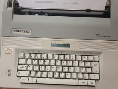Máquina de escribir electrónica Gispert TE91