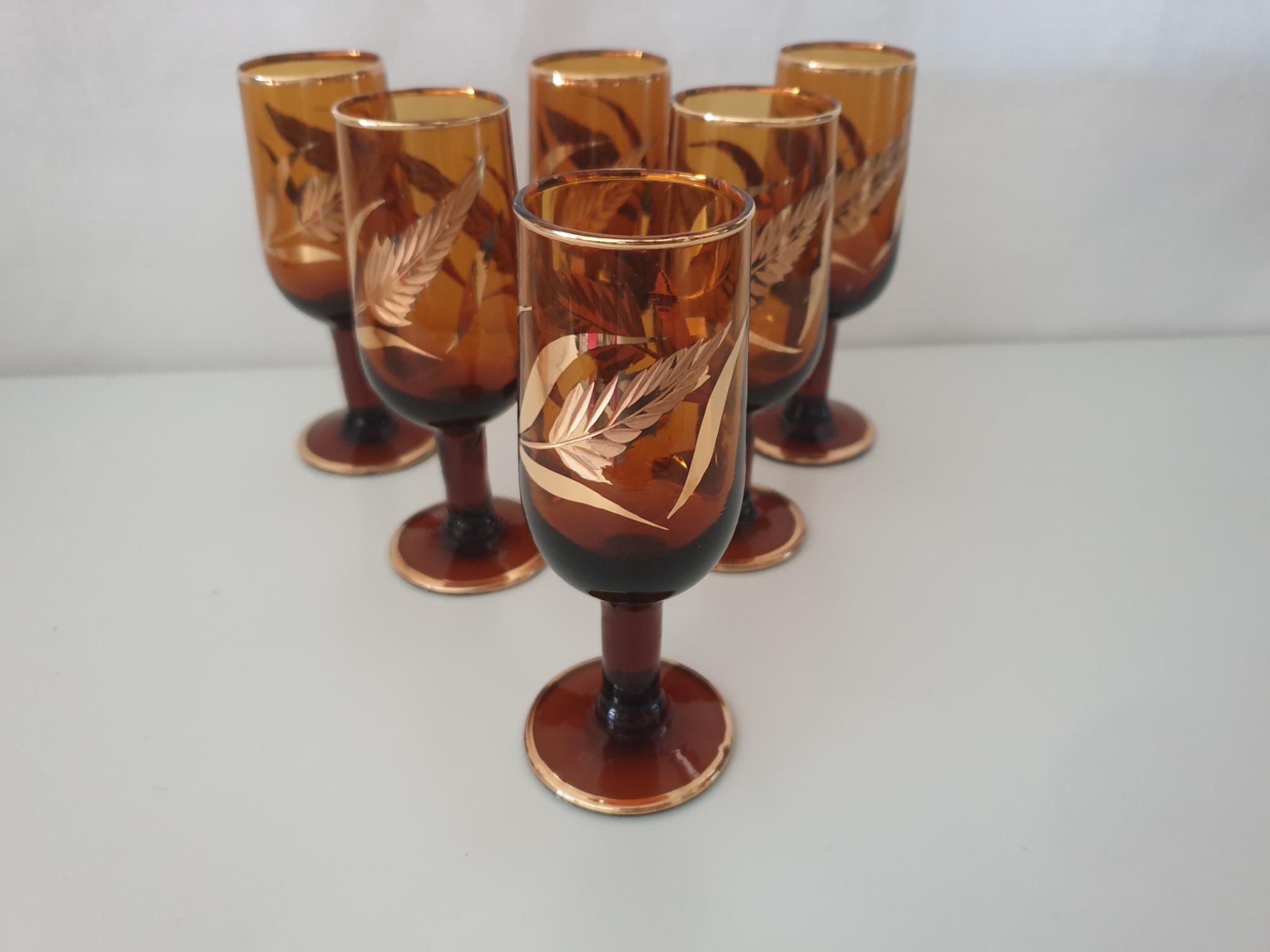 6 Copas de licor pequeñas