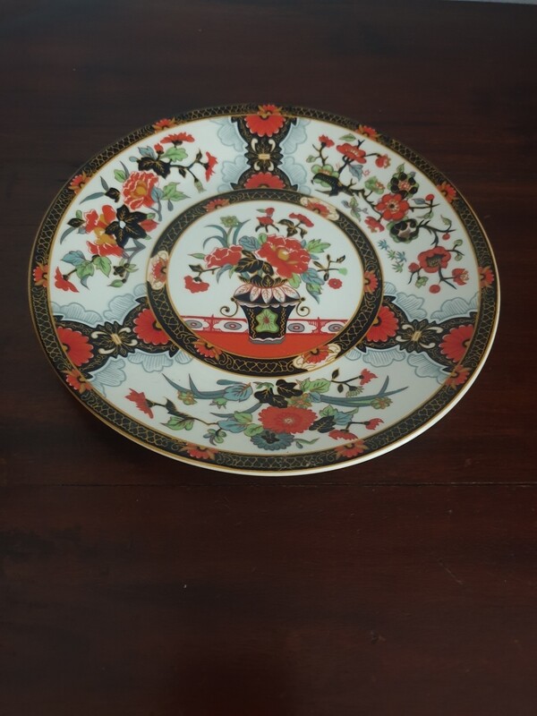 Plato decorativo oriental, diametro 20cm