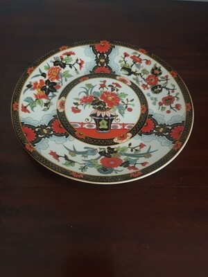Plato decorativo oriental, diametro 20cm