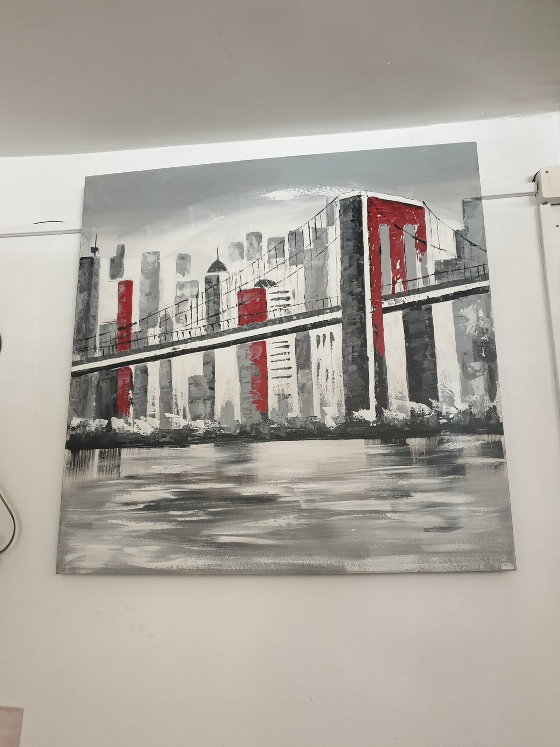 Cuadro moderno, oleo sobre lienzo