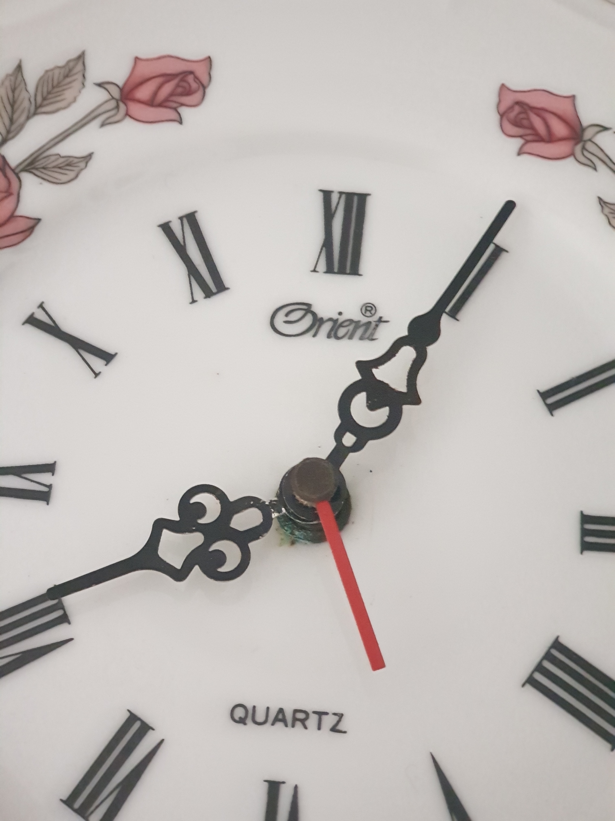 Reloj cerámica para pared, Orient quarz