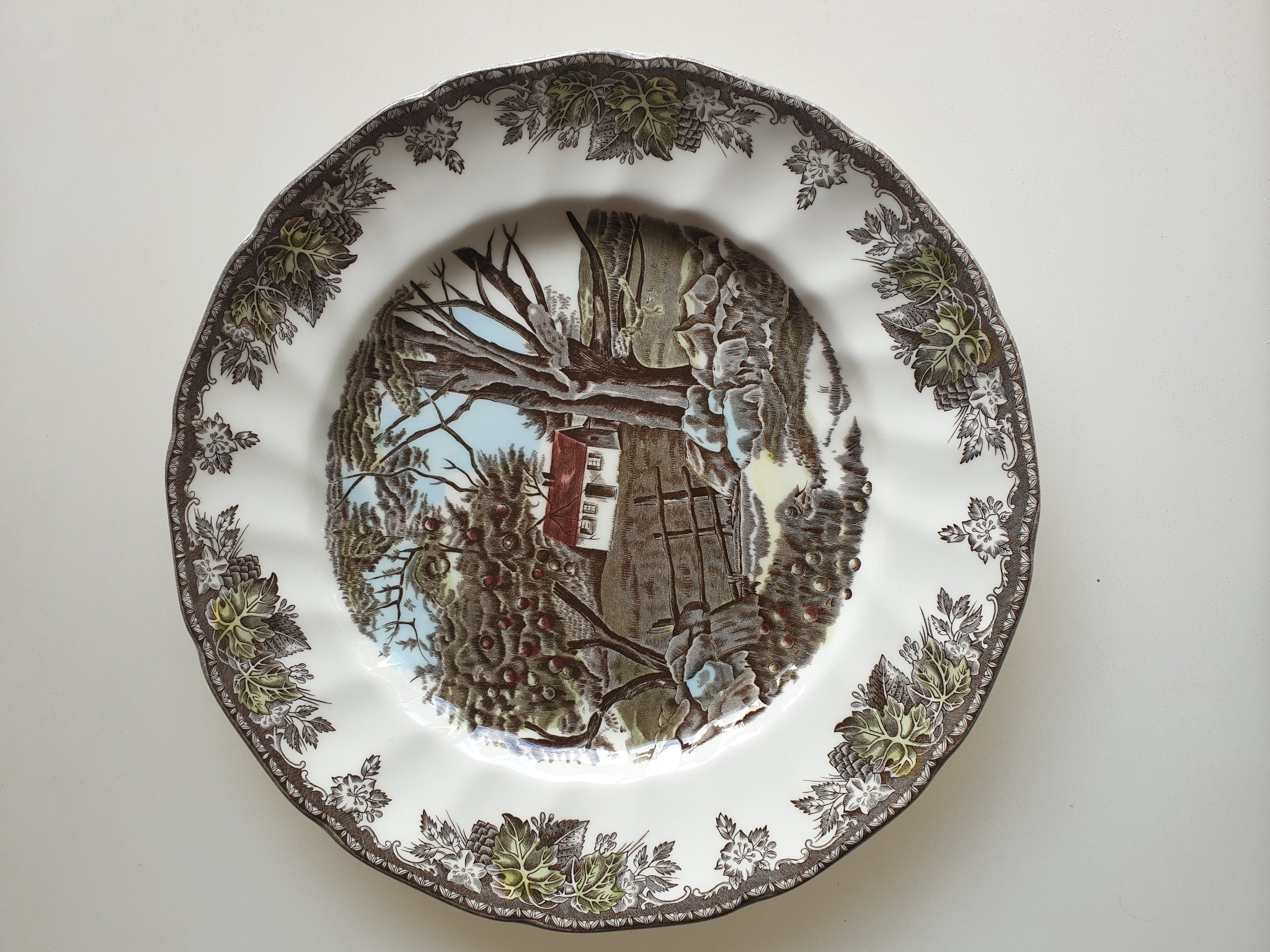 12 platos grandes Johnson Bros England, vintage