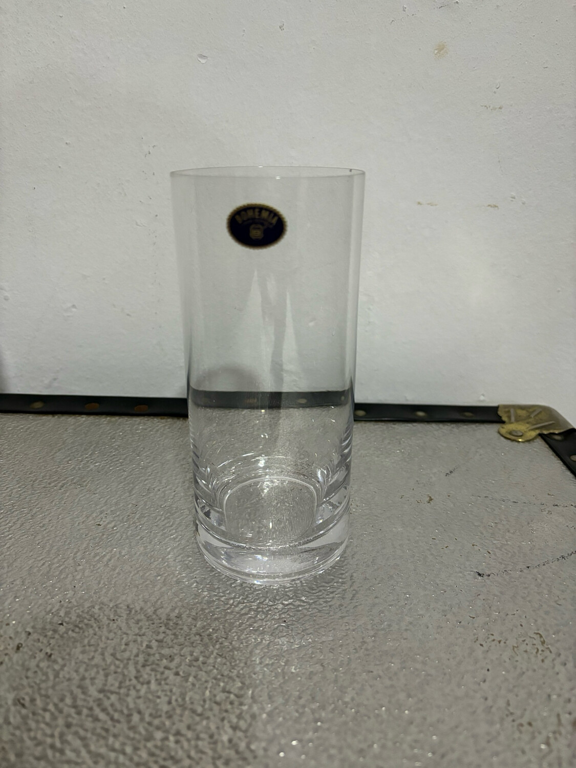 12 vasos de cristal fino,Bohemia