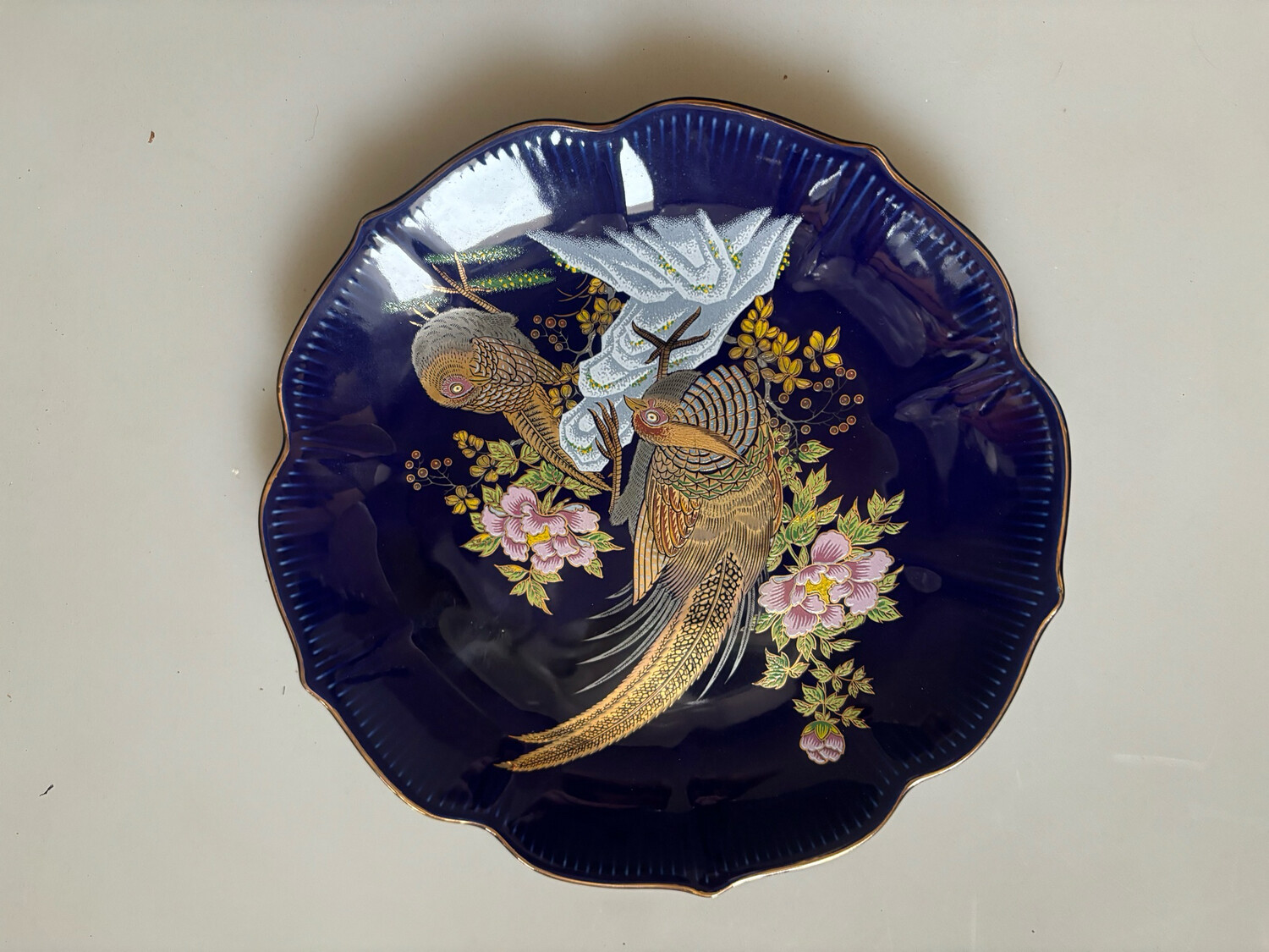 Plato decorativo oriental