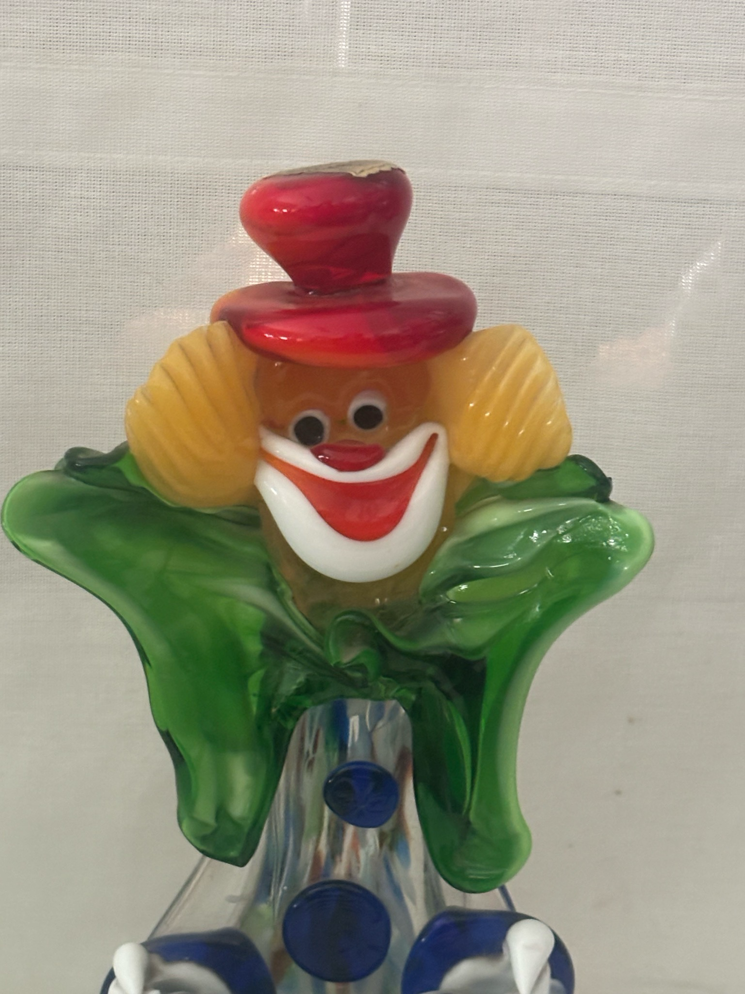 Payaso de cristal de Murano
