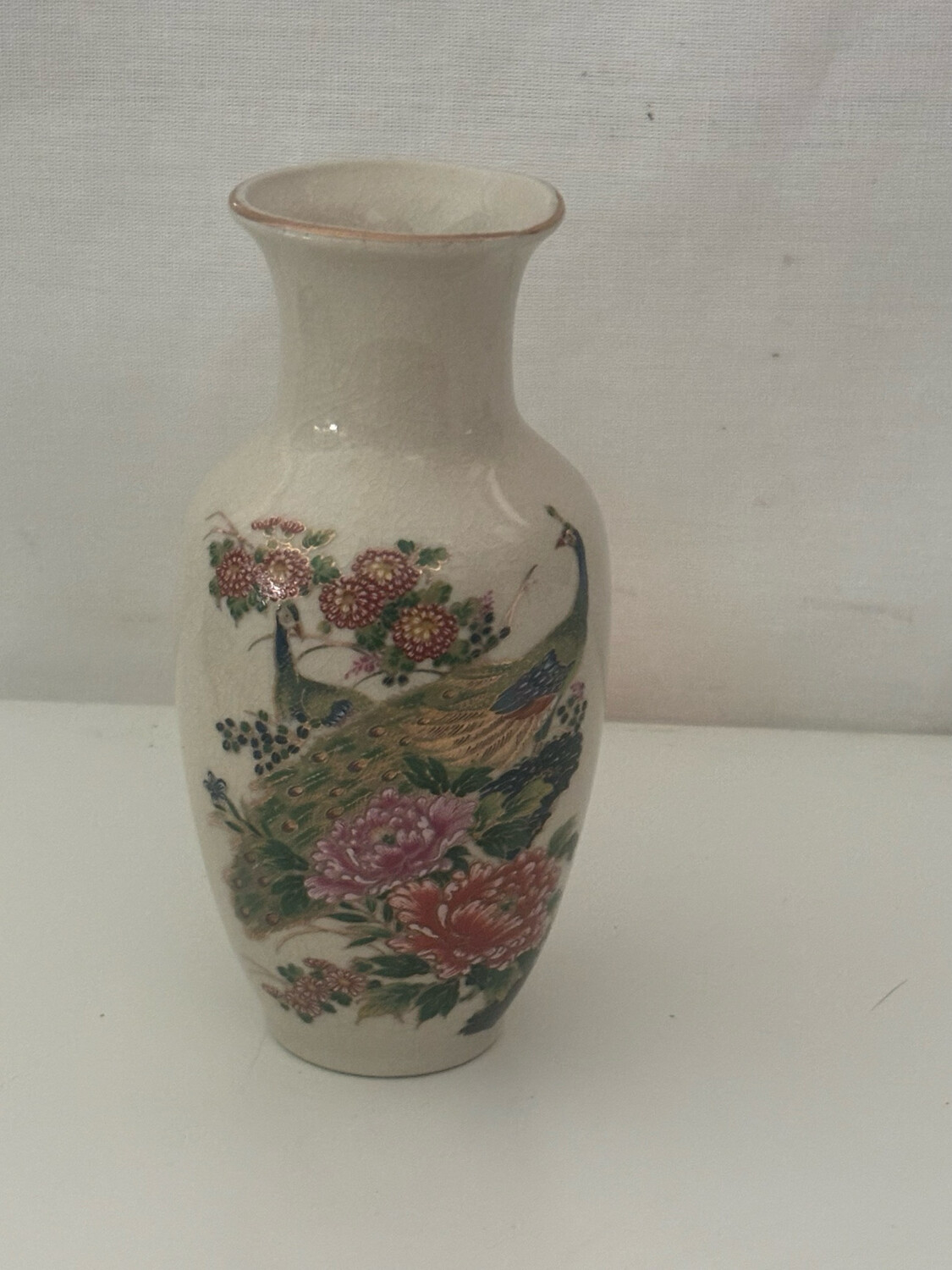 Jarrón en miniatura de porcelana Satsuma Japan