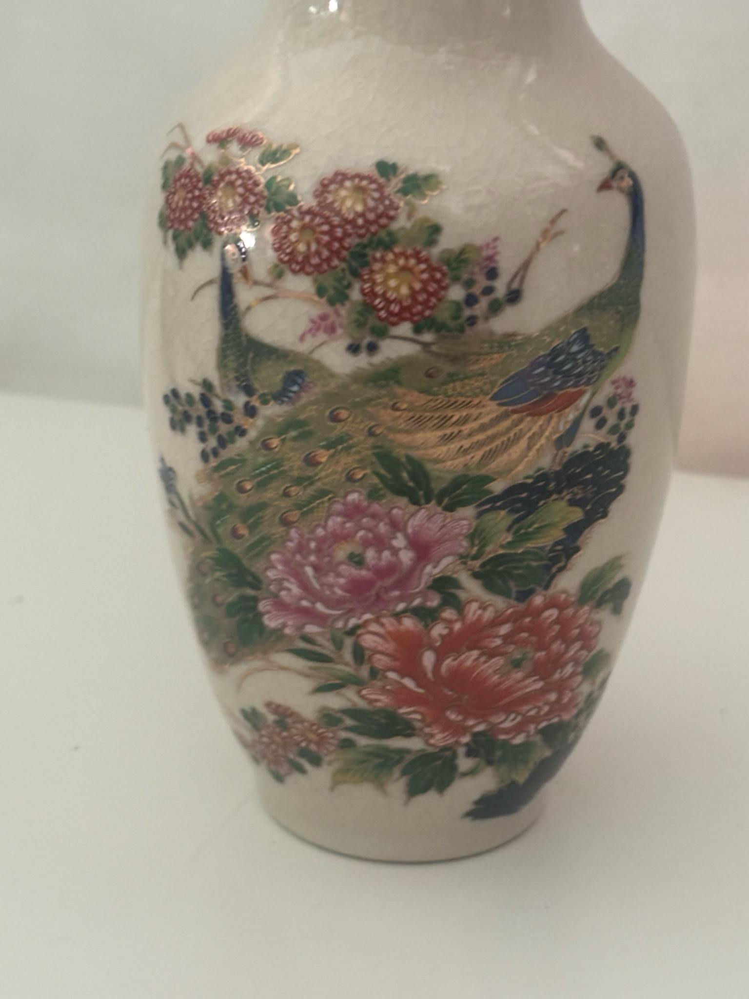 Jarrón en miniatura de porcelana Satsuma Japan