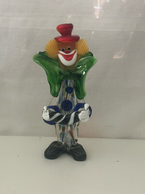 Payaso de cristal de Murano