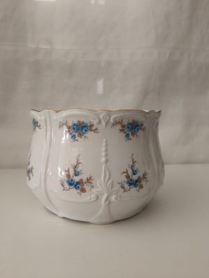 Macetero de porcelana esmaltada