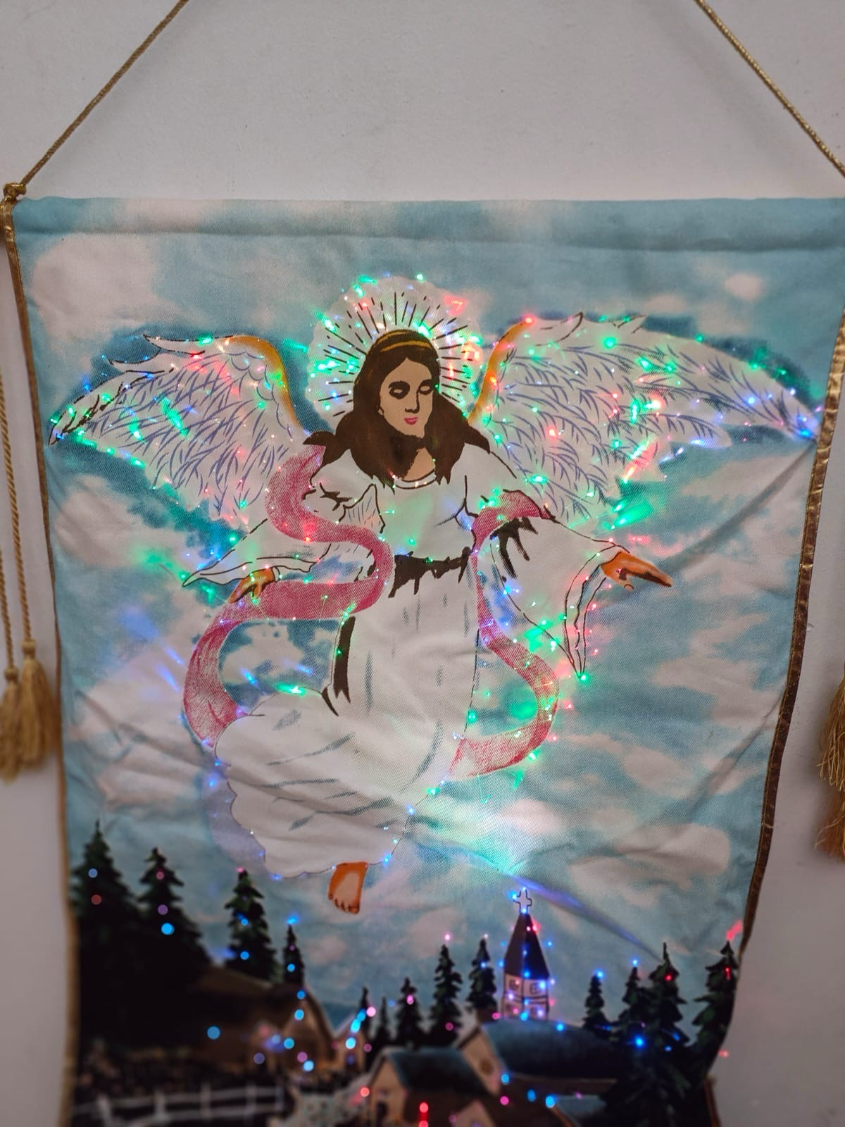 Tapiz con iluminación