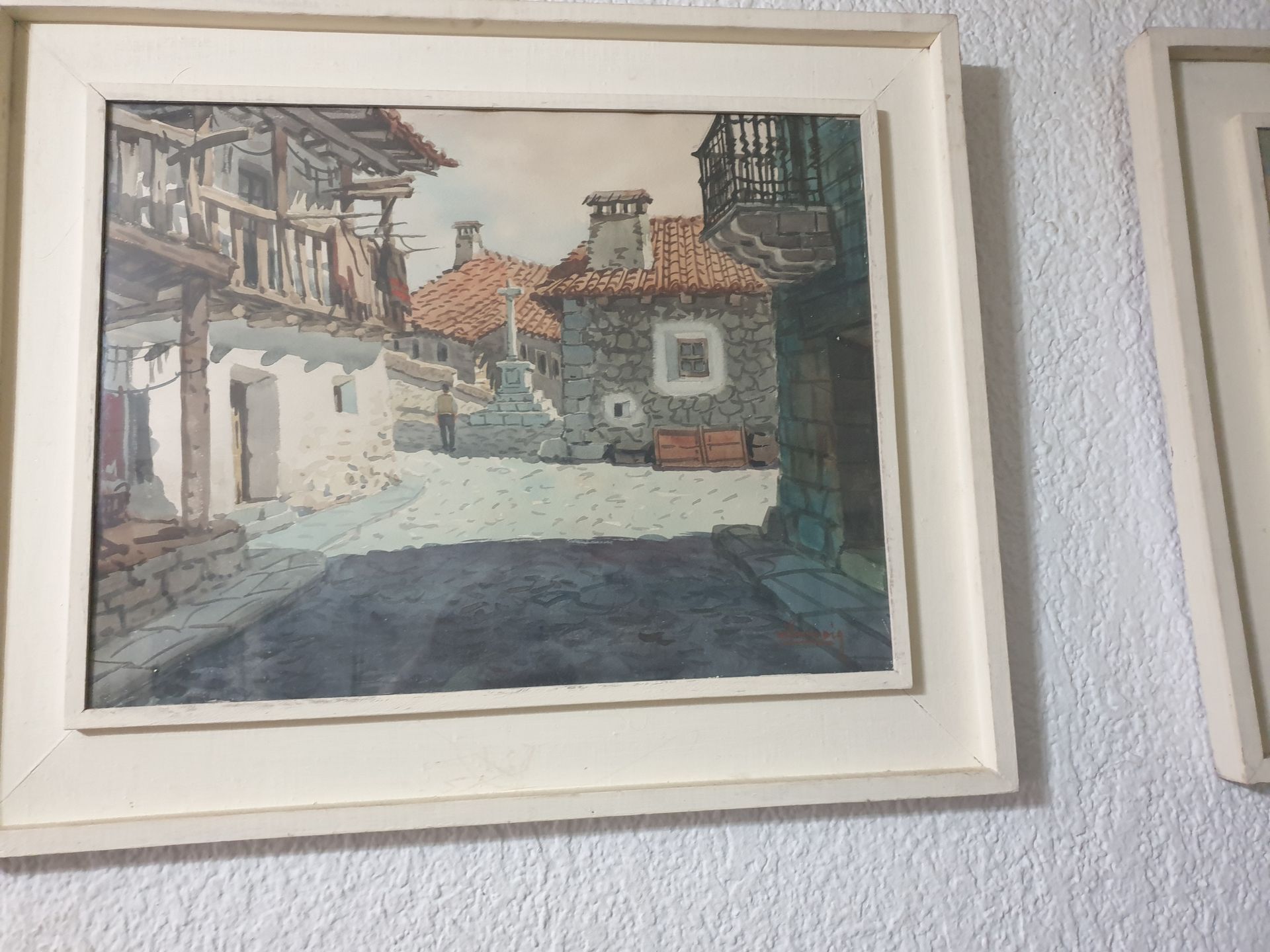 DOS CUADROS DE PEDRO VILARROIG, ACUARELA