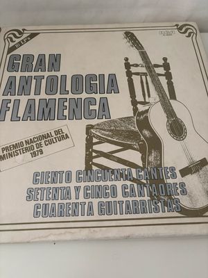 Discos de vinilo .Gran antología flamenca, 10 LP’s  con libreto