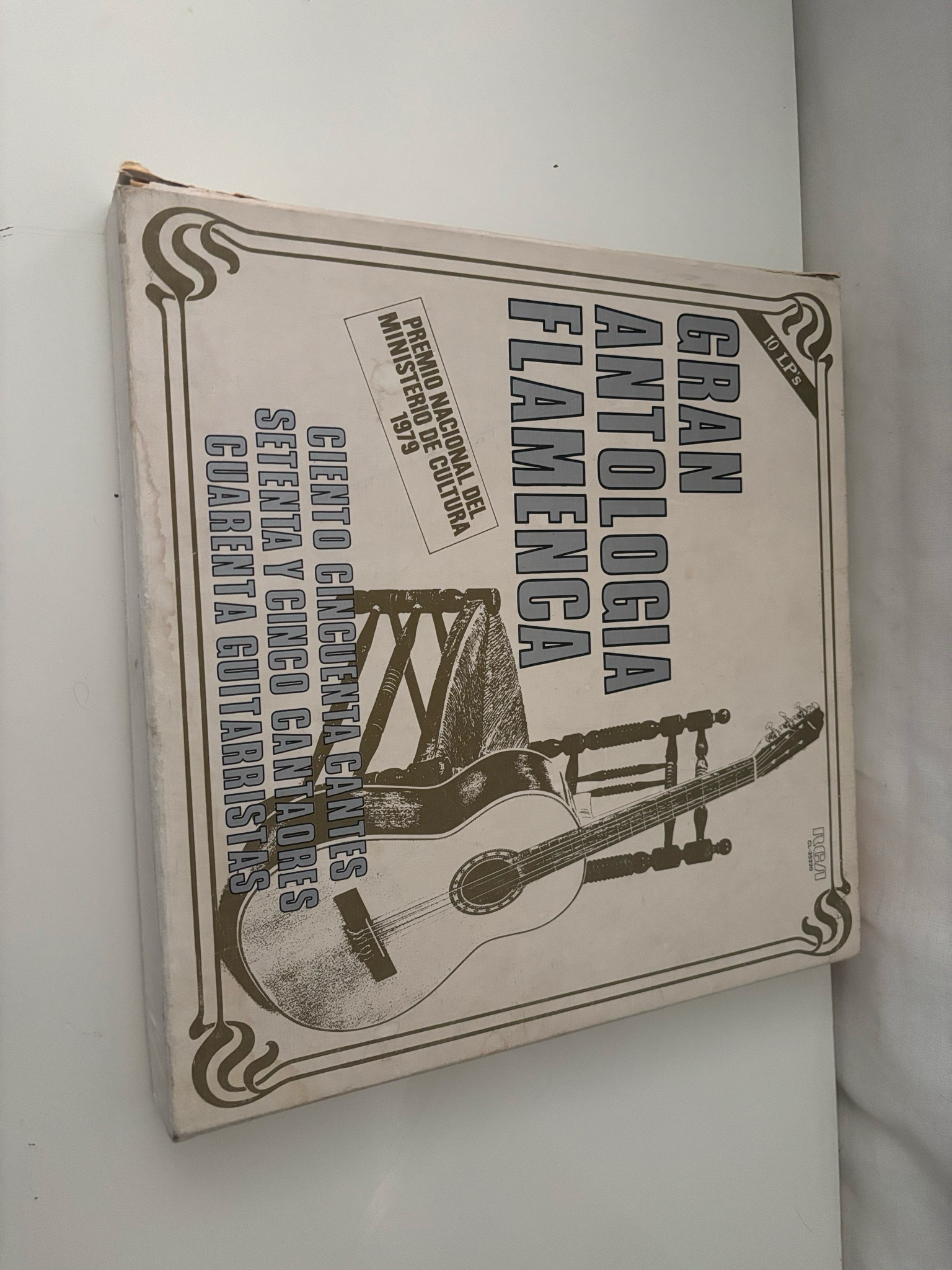 Discos de vinilo .Gran antología flamenca, 10 LP’s con libreto