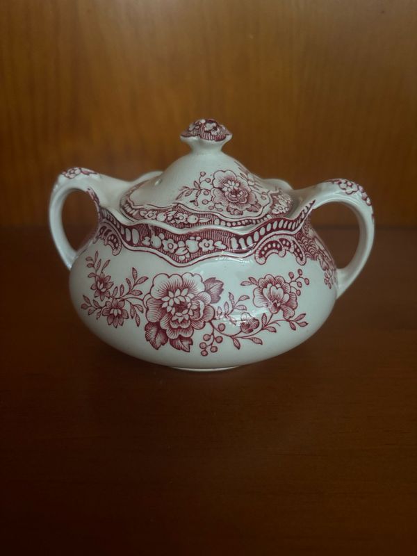 Azucarero de porcelana Bristol, Groun Ducal England