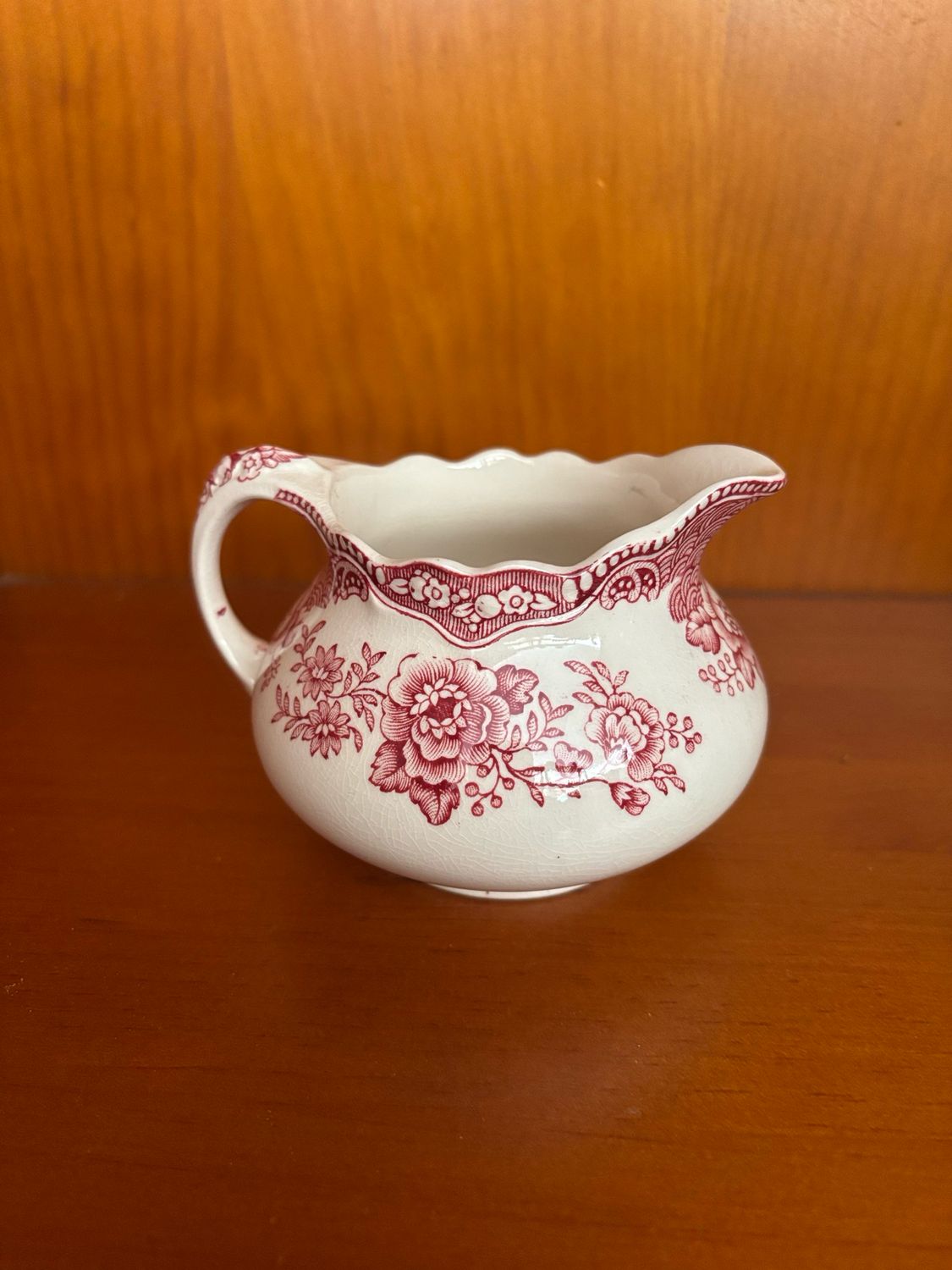 Lechera de porcelana Bristol ,Groun Ducal England